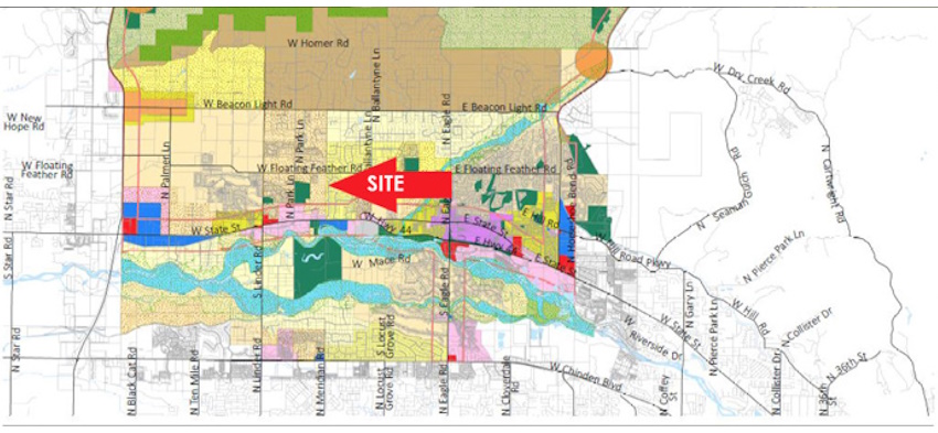 Centerra Eagle Idaho map